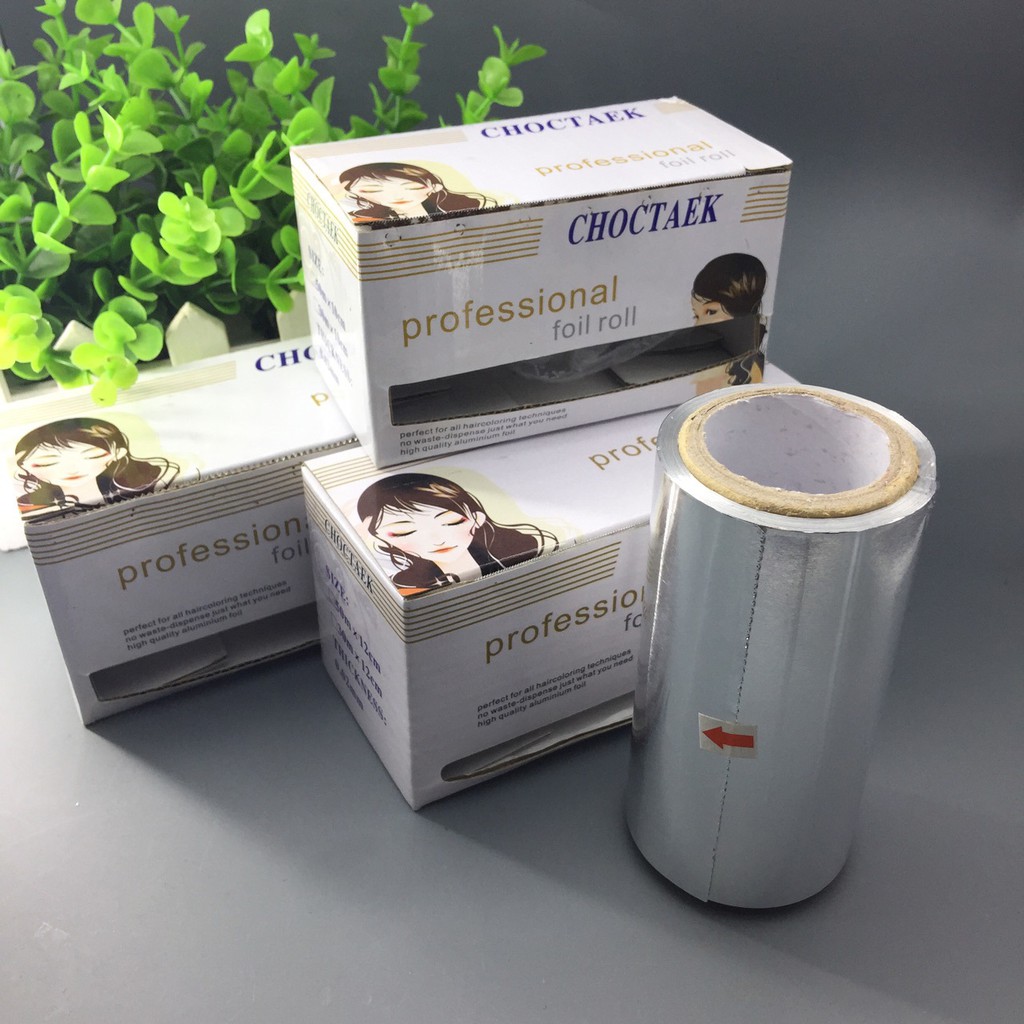 Giấy Bạc Uốn Tóc Nhuộm Tóc Khổ 12cmx30m