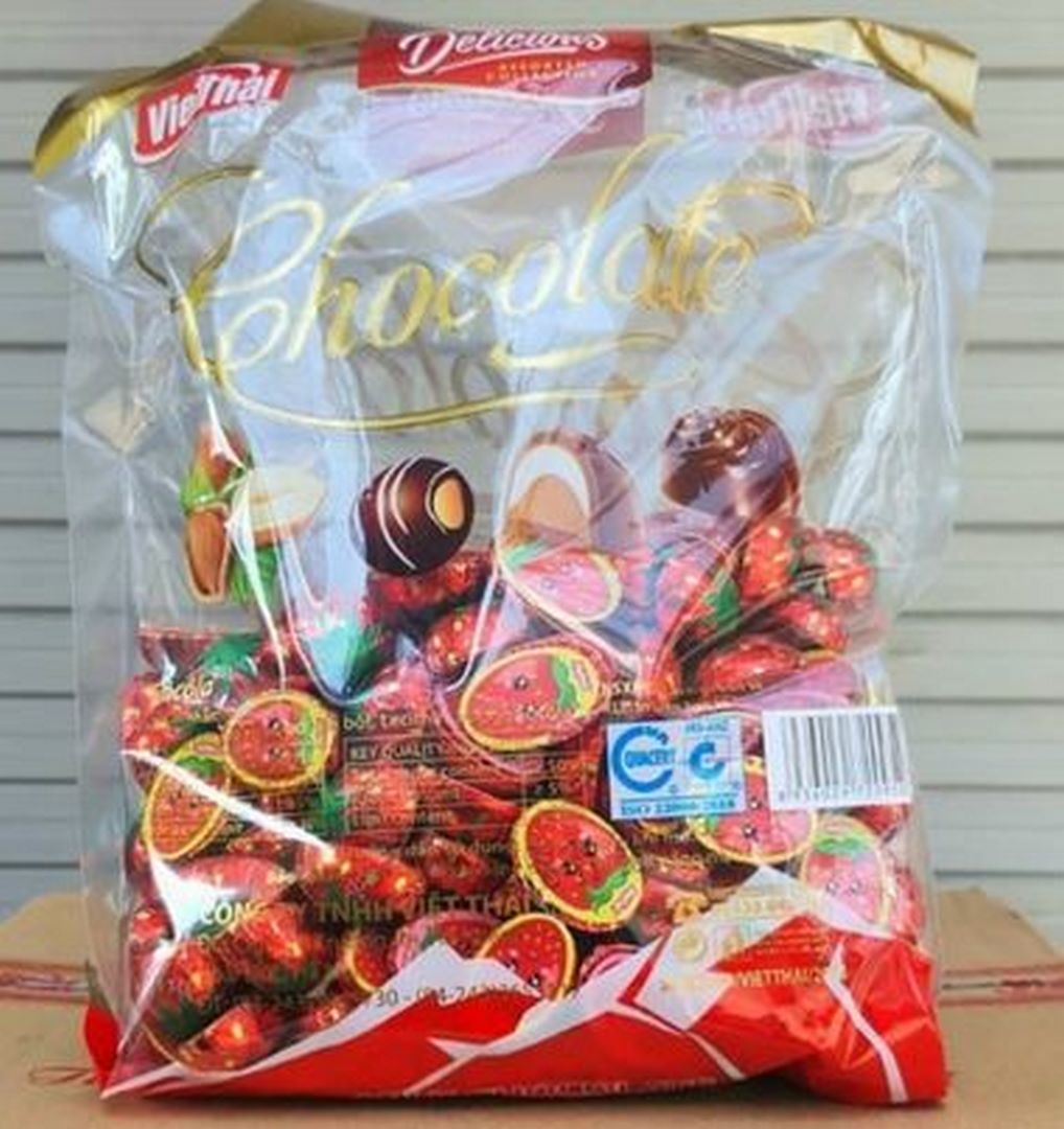 Kẹo Socola Trái Dâu- Siêu Ngon 100G