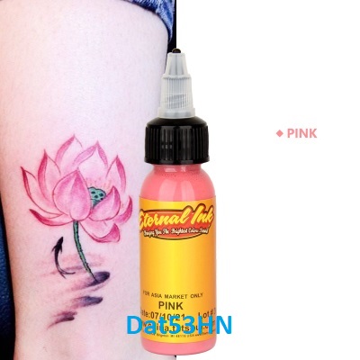 Mực tập xăm mầu  Hồng 30 ml
