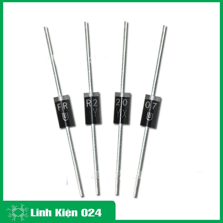 Combo 10 Diode xung FR207 2A 1000V chân cắm(DIP)