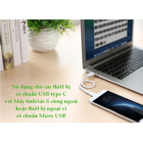 Đầu chuyển USB Type C sang Micro USB Ugreen 30154 - Hàng
