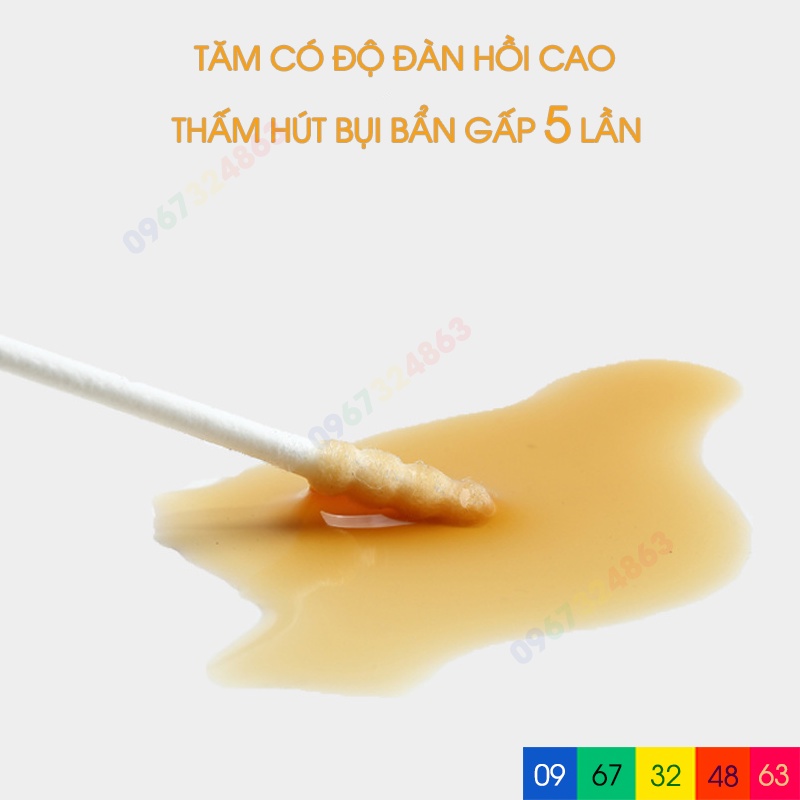 Tăm Bông Cho Bé Sơ Sinh MISUTA (Hộp 400 Que)