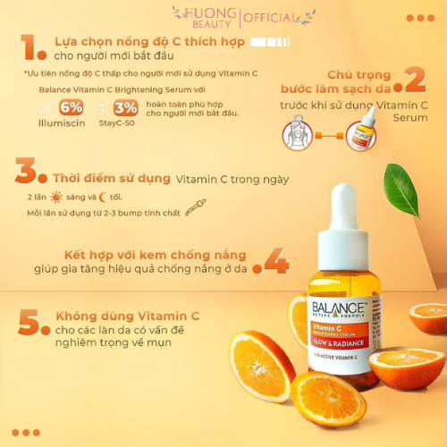Serum Sáng Da, Mờ Thâm Balance Active Formula Vitamin C Brightening 30ml/60ml