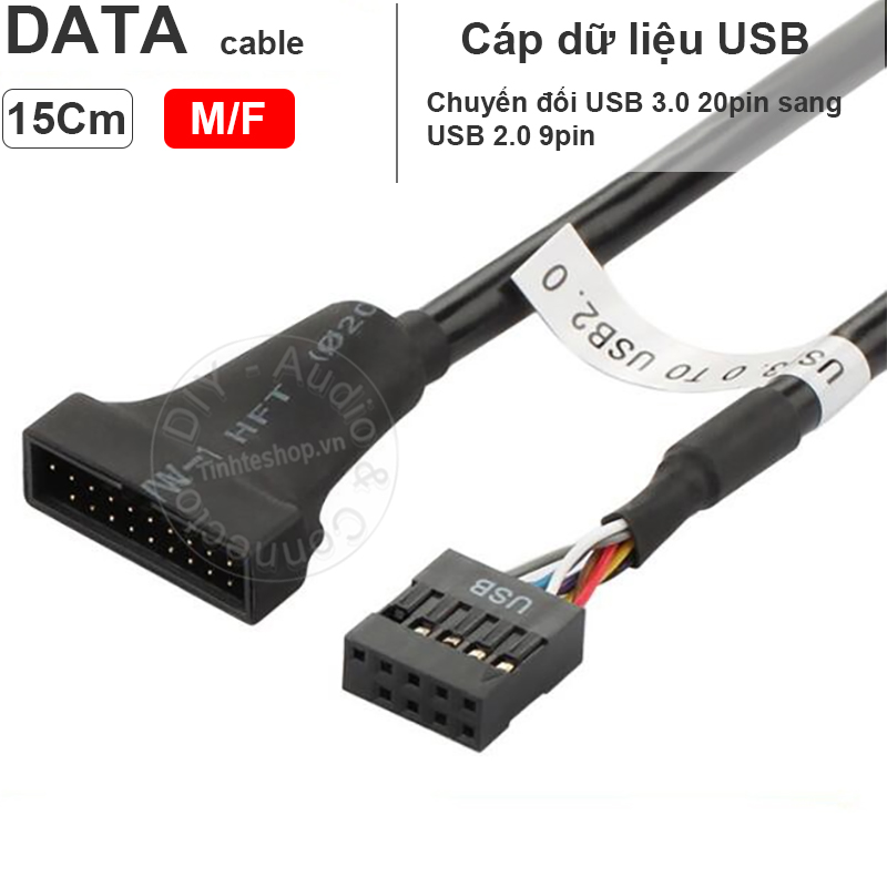USB 3.0 20pin to USB 2.0 9pin cable