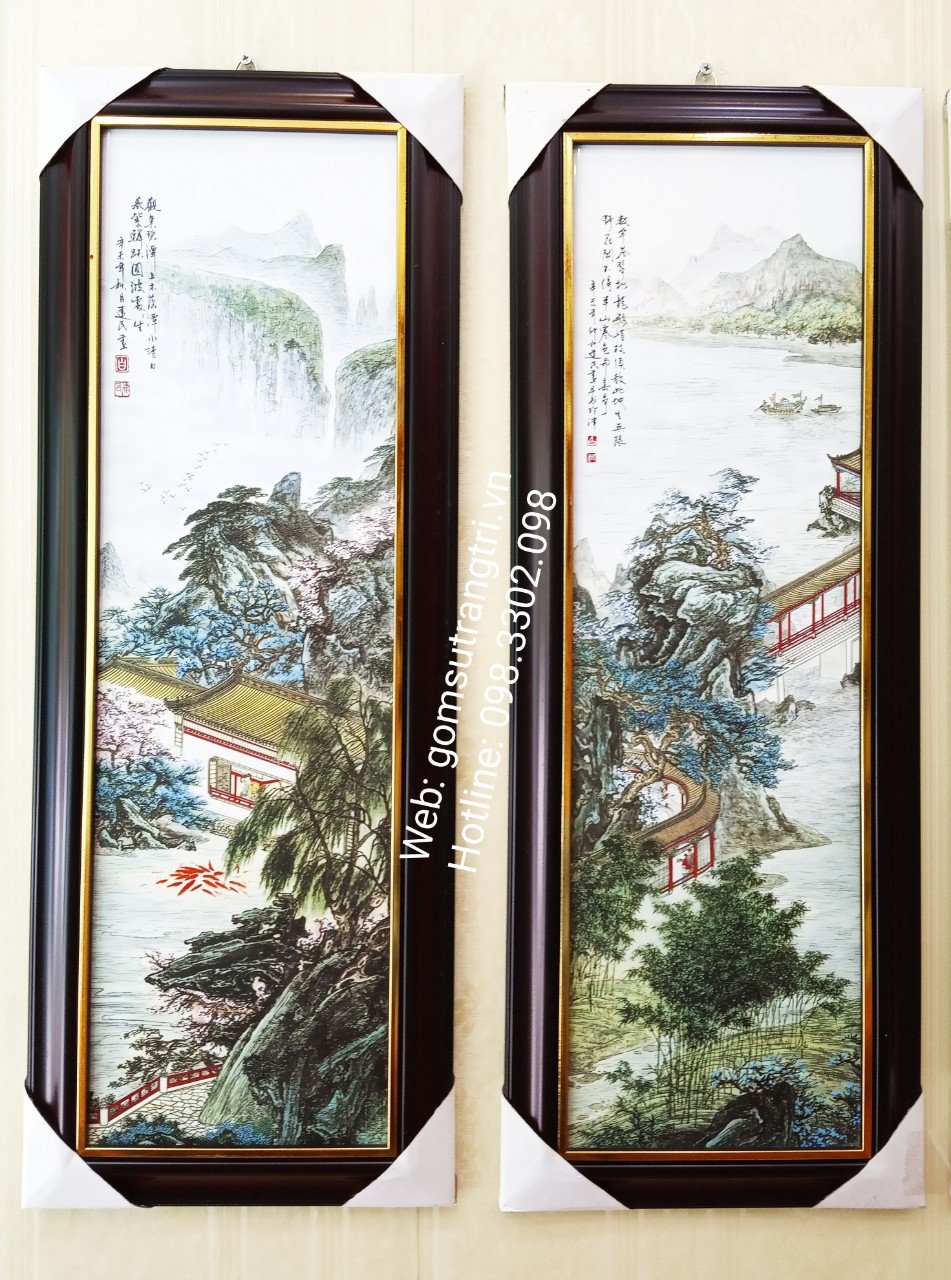 TRANH SỨ SƠN THỦY