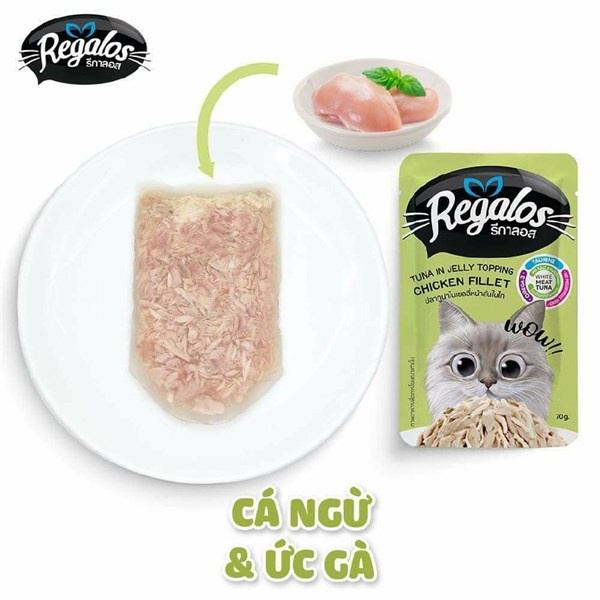 Pate mèo Regalos gói 70g(Thái Lan)