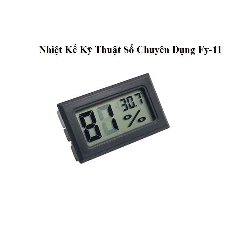 Nhiệt ẩm kế điện tử LCD đo nhiệt độ độ ẩm