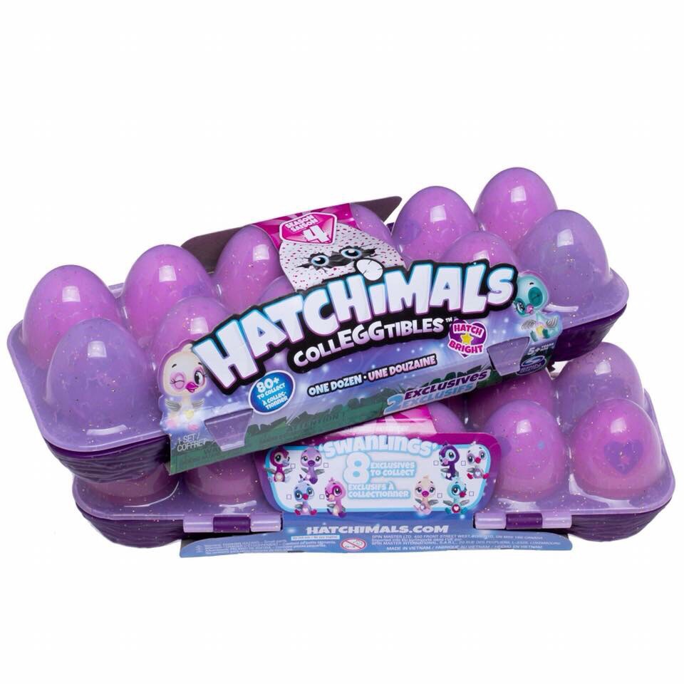 [HCM]Khay Trứng ss4 Hatch&Bright (10 trứng + 2 thú)