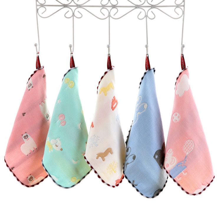 Khăn sữa lau mặt cotton sợi tre siêu mềm cho bé