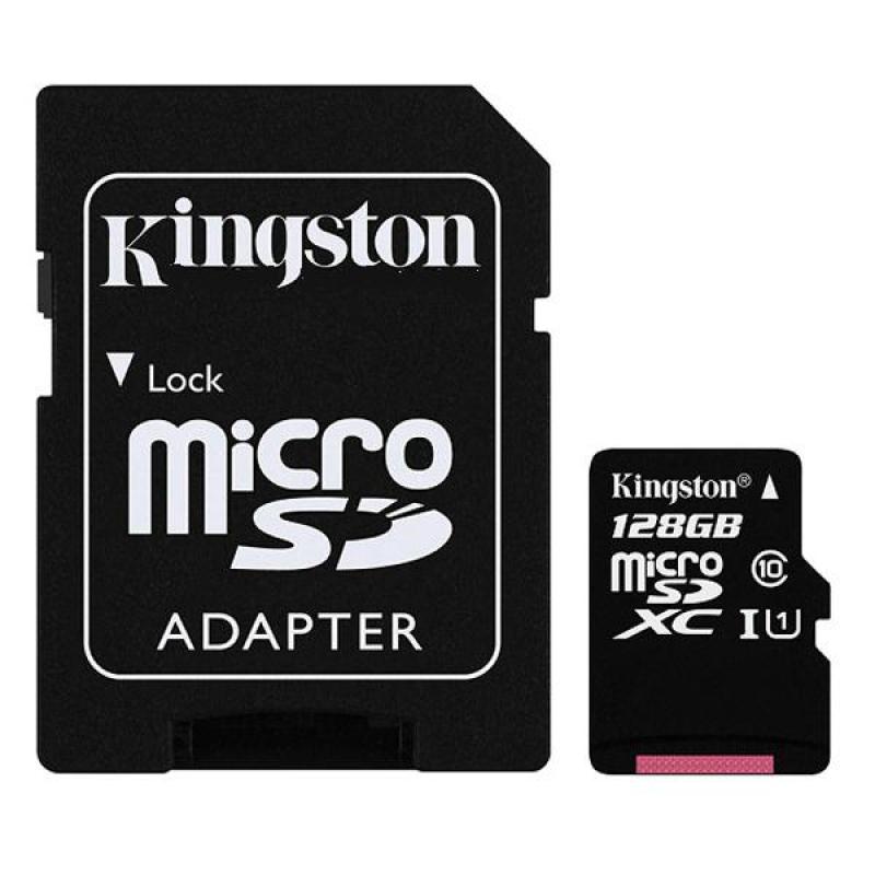 Thẻ Nhớ Kingston Micro SDHC 128GB (80MB/s) + Adapter