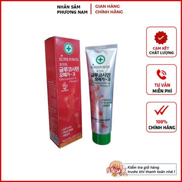 Dầu Xoa Bóp SUPER POWER Hàn Quốc hộp 165ml (Glucosamine & Omega-3)