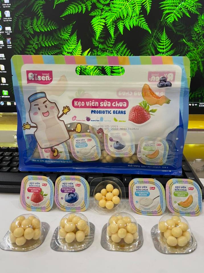 Candy capsule probiotic yogurt beans 150gr