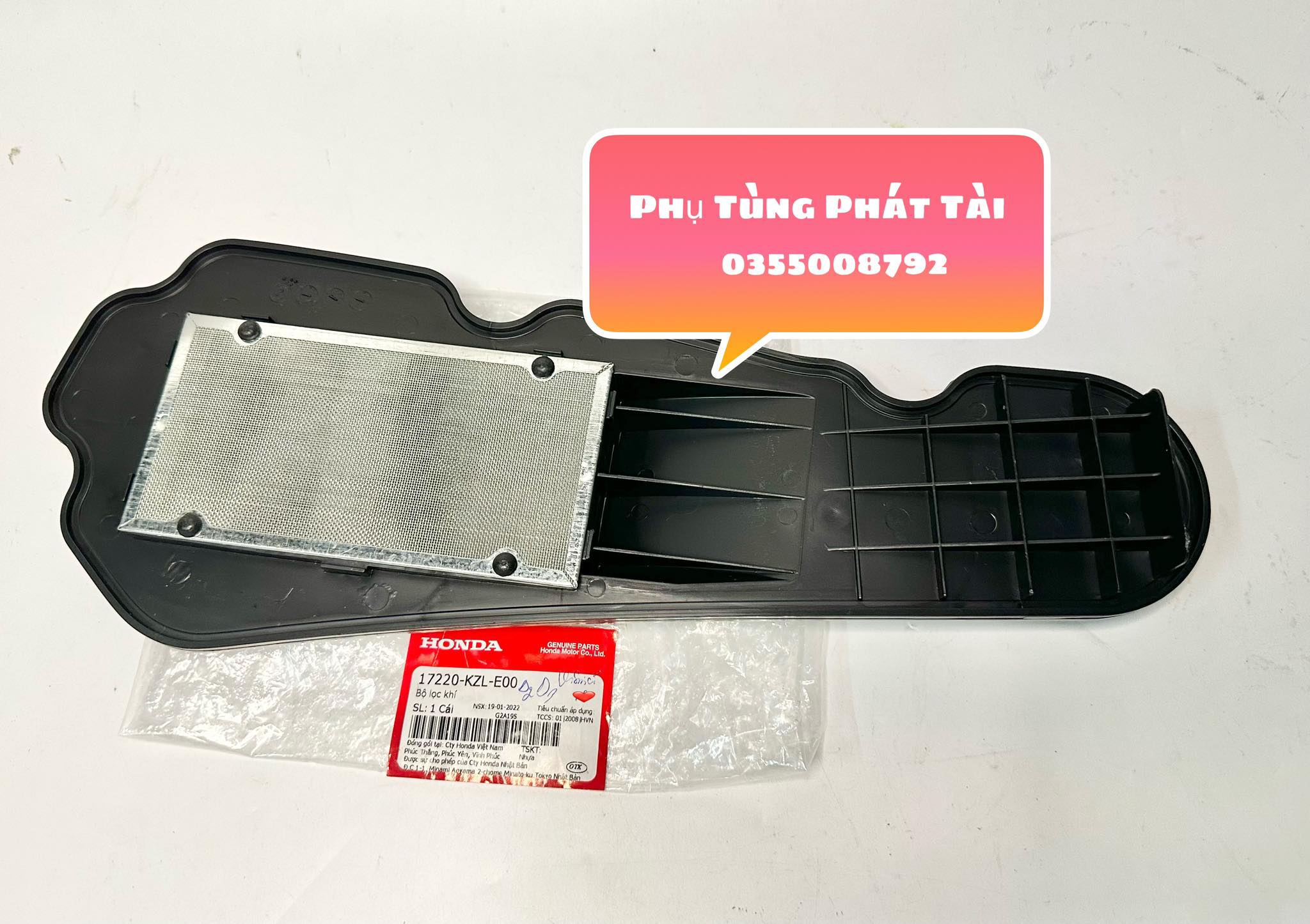 Lọc Gió - Pô E Vision 2010 - 2013 Chính Hãng Honda