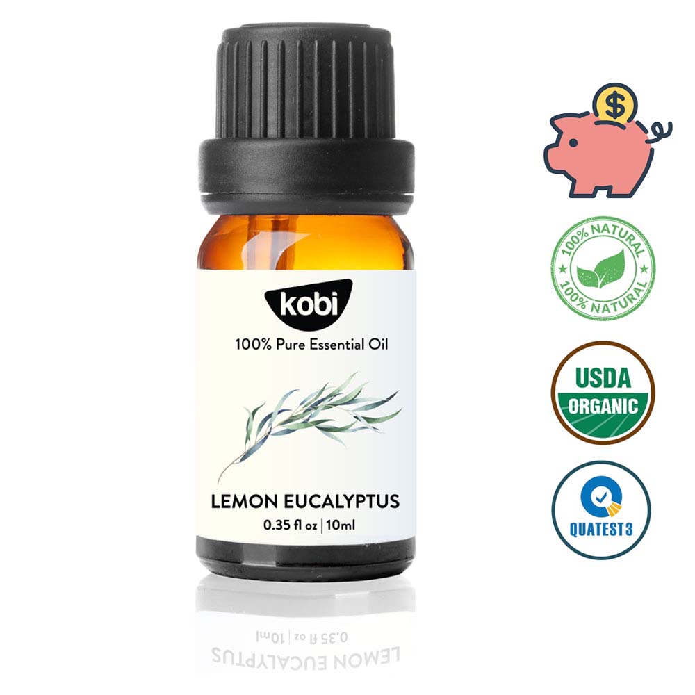 Tinh dầu Bạch đàn chanh Kobi Lemon eucalyptus essential oil giúp mang lại cảm giác tươi mới, kháng khuẩn hiệu quả -10ml