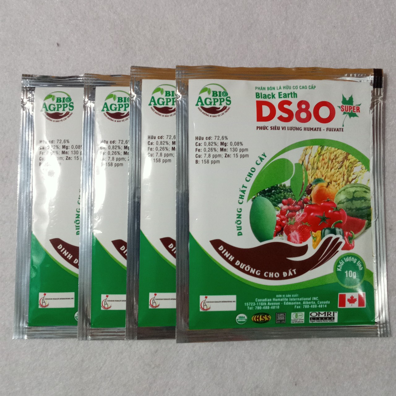 Black Earth DS80 - PHÂN BÓN LÁ HỮU CƠ CAO CẤP DS80
