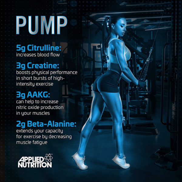 Pre Workout không caffeine Pump 3G Free Caffeine 375g