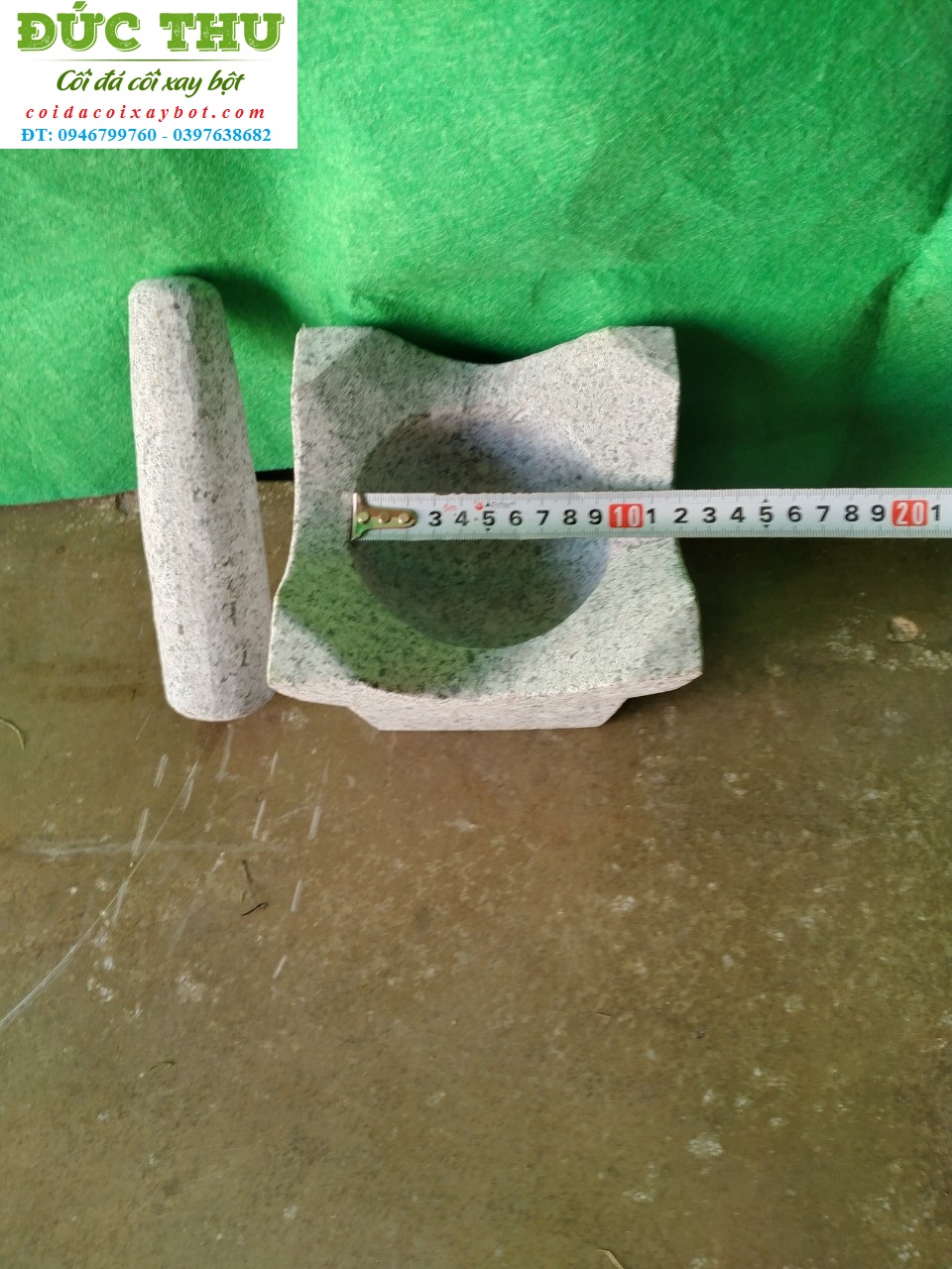 CỐI ĐÁ VUÔNG ĐƯỜNG KÍNH 14CM