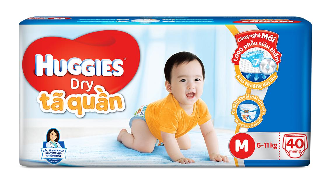 [HCM]Bỉm Huggies quần lớn M40 TA070