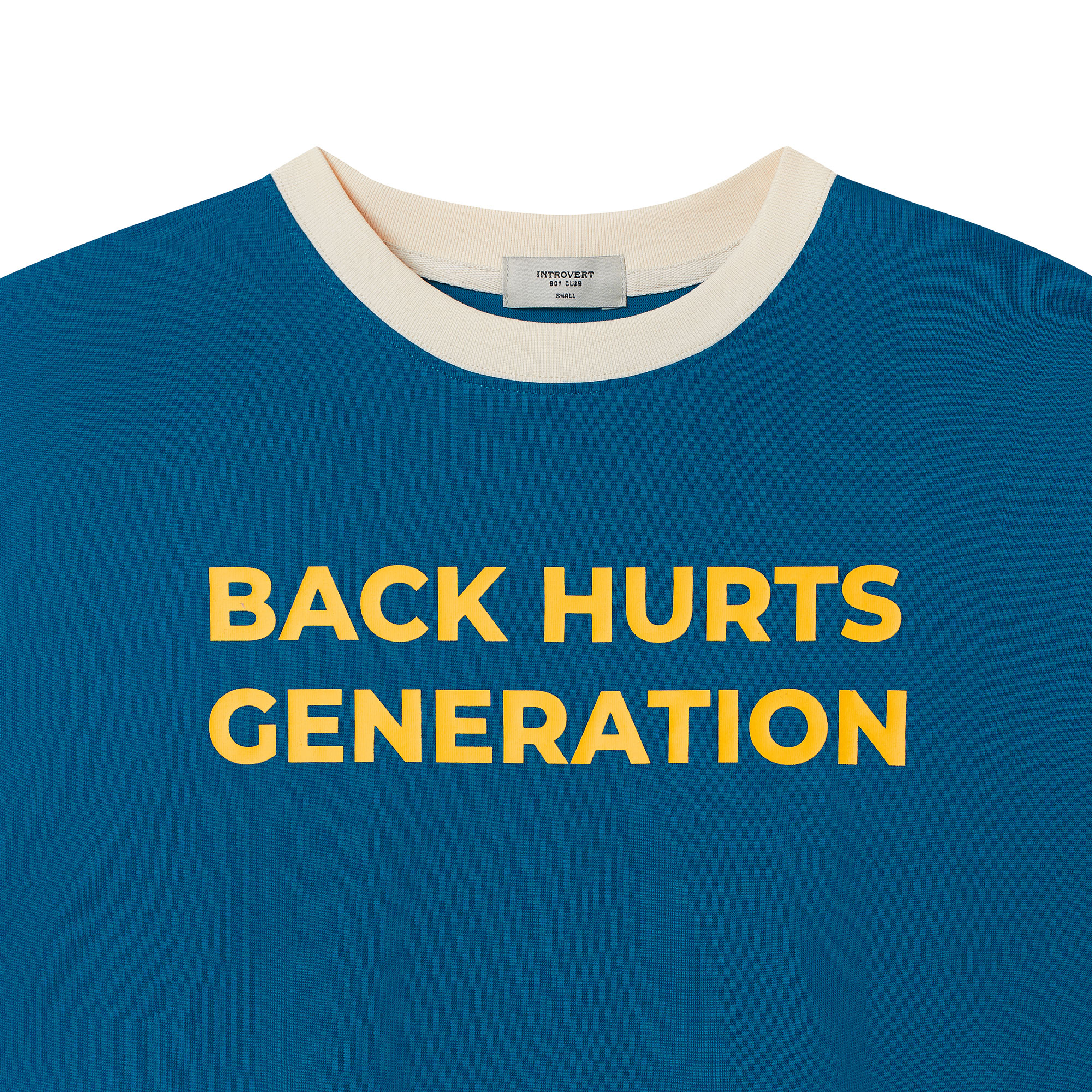 Áo thun Back Hurts Generation - Xanh - Introvert Boy Club