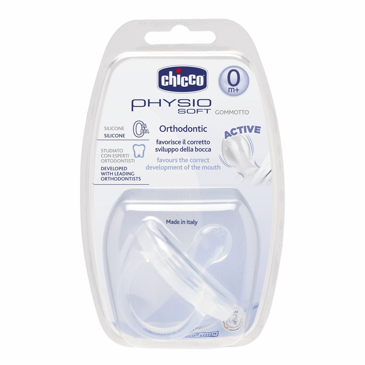 Ti ngậm silicon Physio Soft 0M+ Chicco