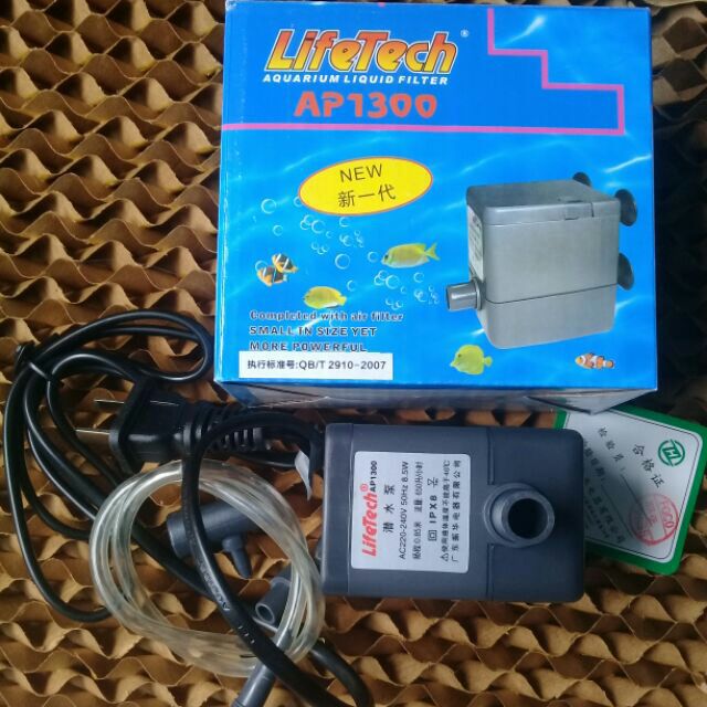 MÁY BƠM LIFETECH AP 1300 CHO HỒ CÁ, THỦY CANH