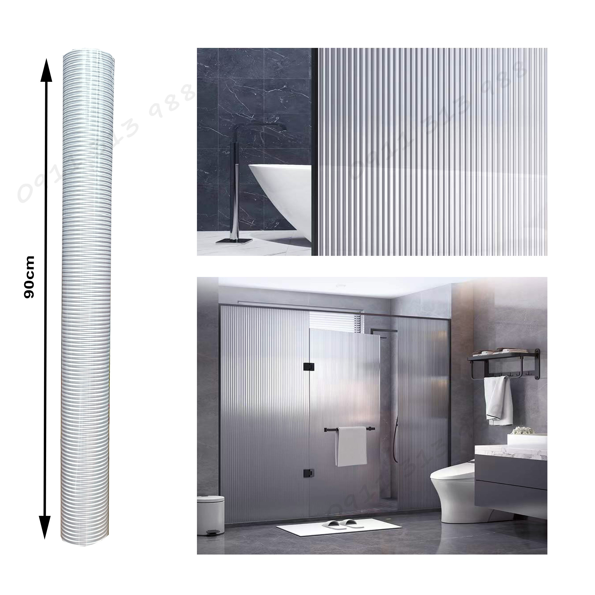 Decal dán kính không keo tự dính