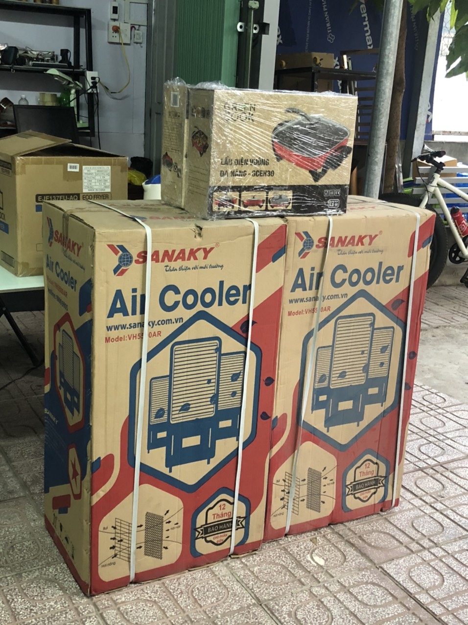 Quạt Làm Mát Hơi Nước SANAKY VH5500AR