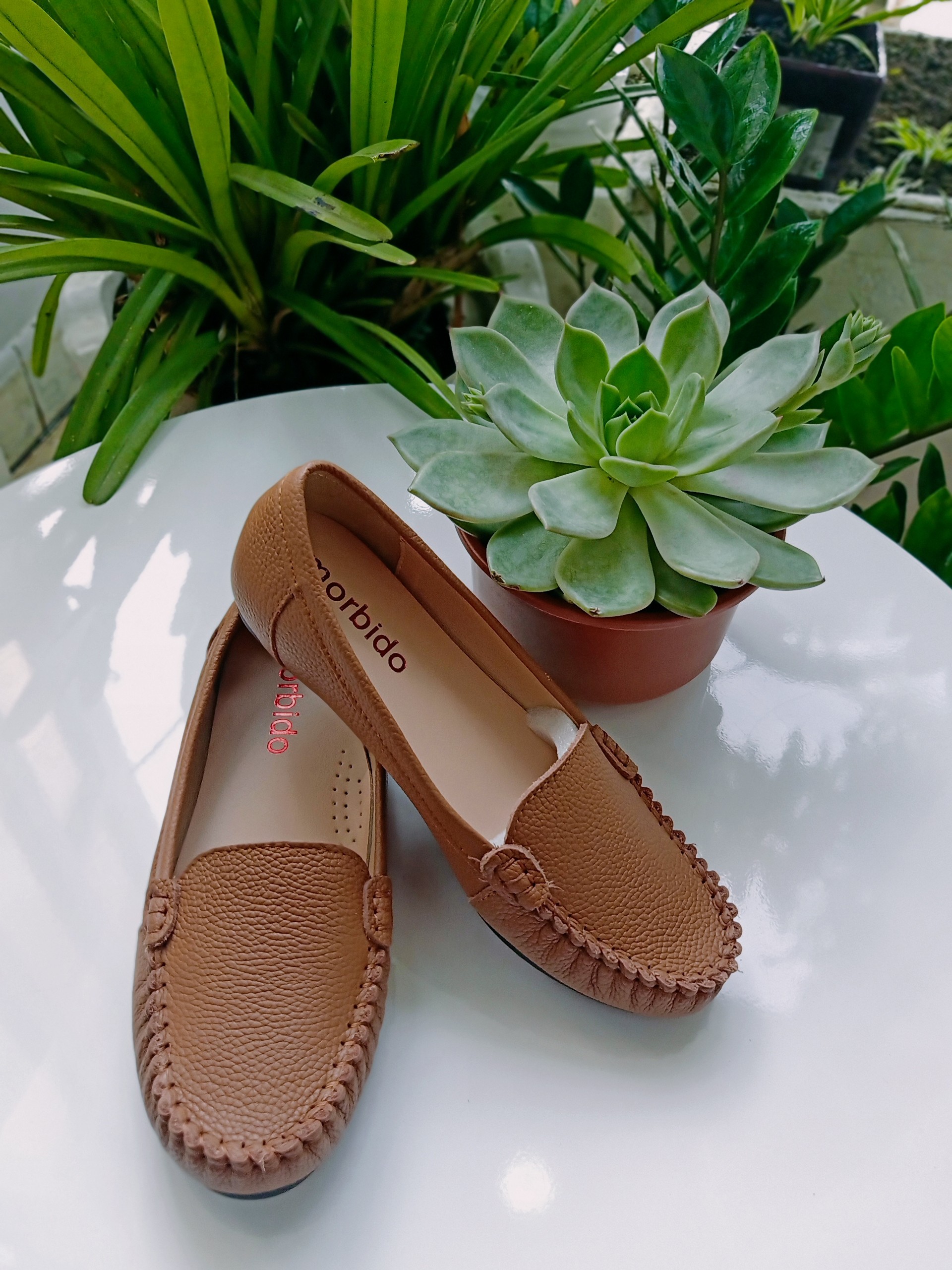 Giày Mọi Nữ Da Thật Cao Cấp MORBIDO M501