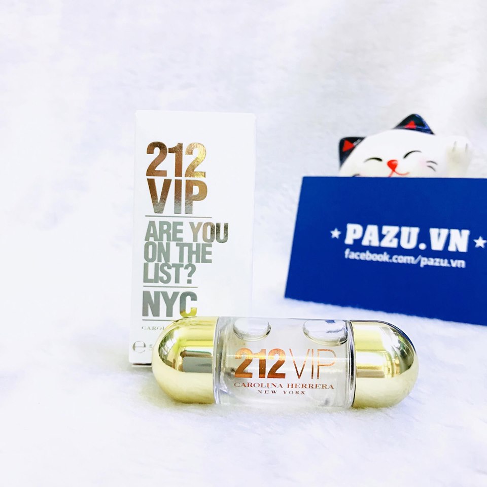 Nước hoa mini carolina herrera 212 vip