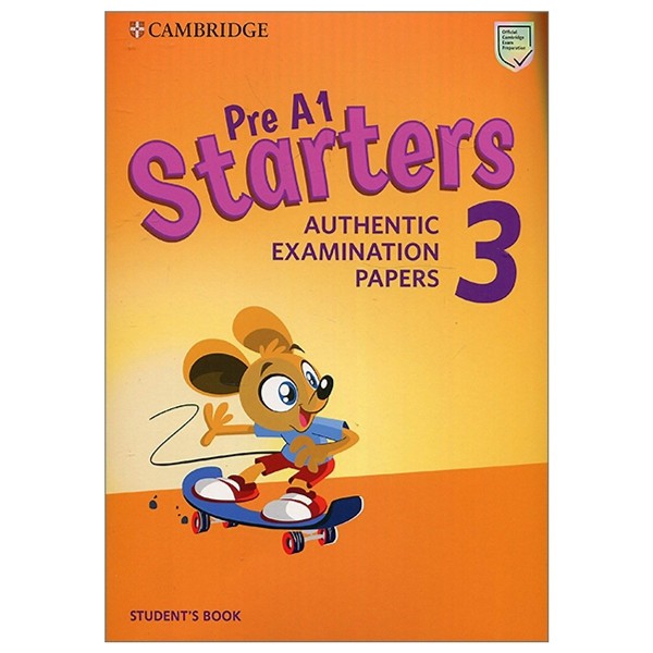 Sách - pre a1 starters 3 student's book: authentic examination papers - 9781108747523