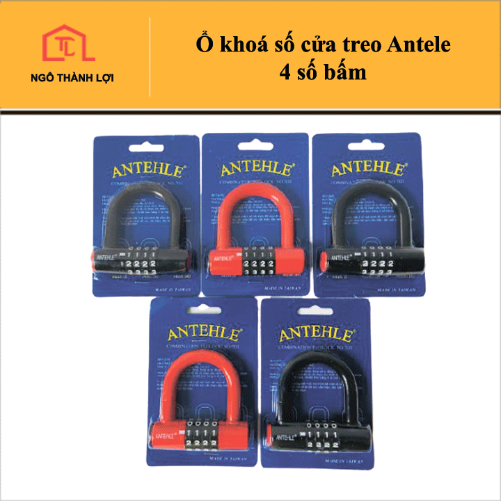 Ổ khoá Antehle 4 số bấm - Khóa số(4 số)