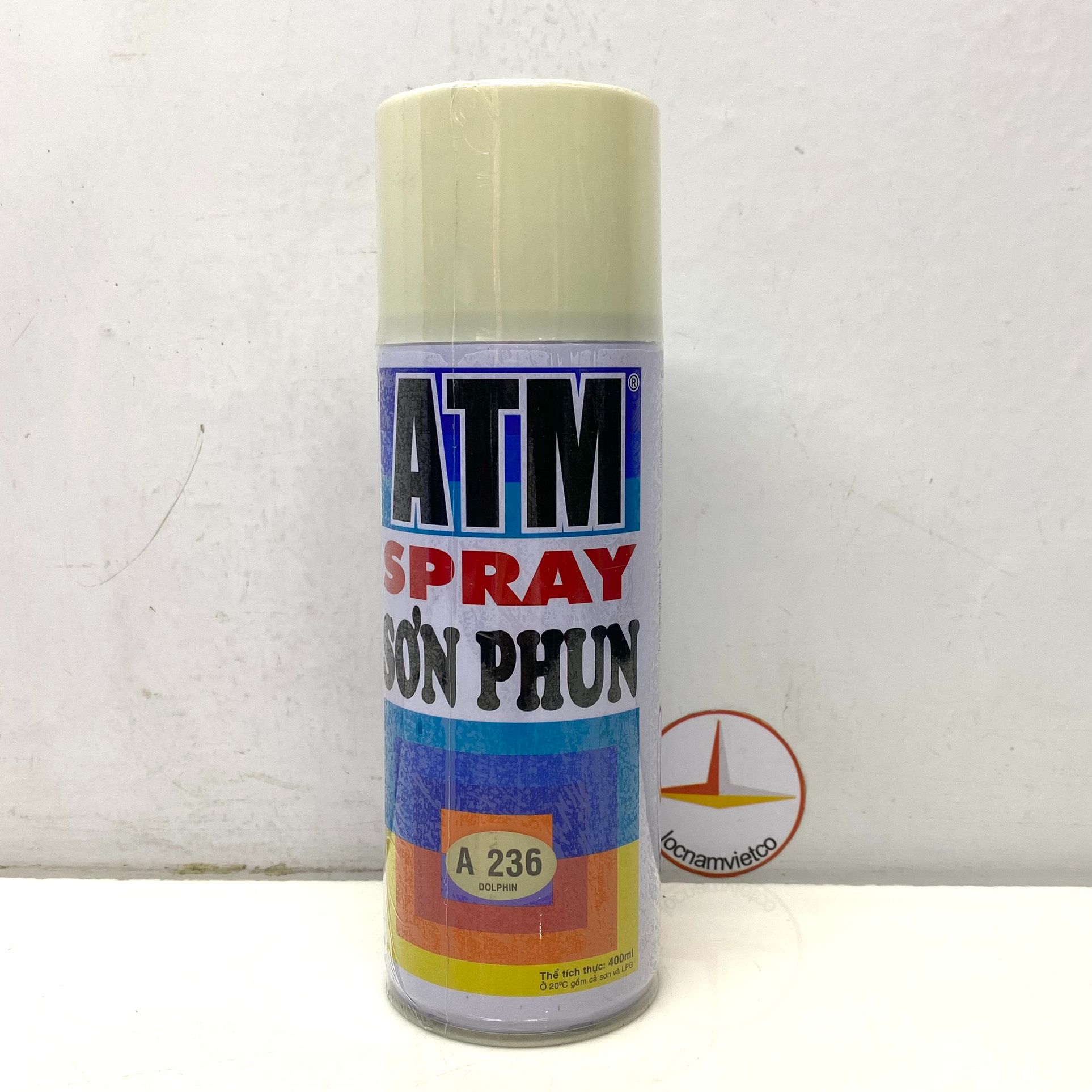 Sơn xịt ATM màu xám lợt A236