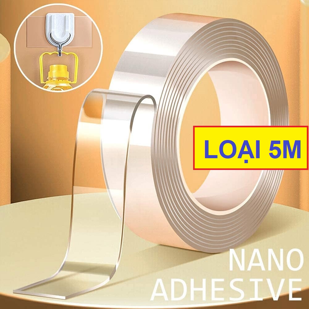 CUỘN BĂNG DÍNH ĐA NĂNG SIÊU CHẮC CHẮN !Loại 5m