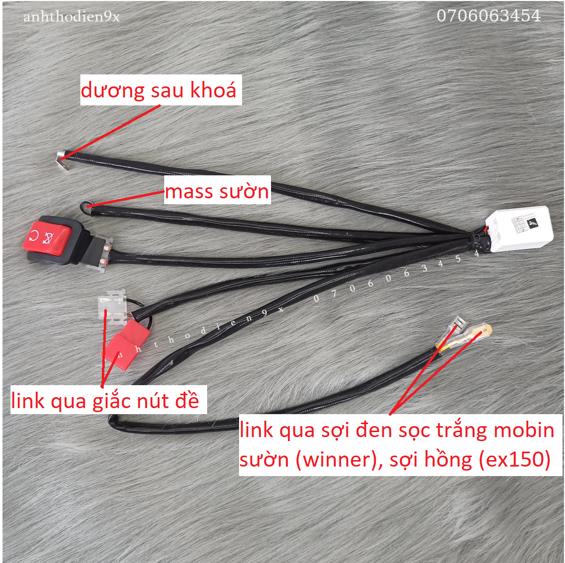 💥💥Freeship 💥💥 Mạch Tắt Máy Tạm Thời Ver1 Cho Các Dòng Xe