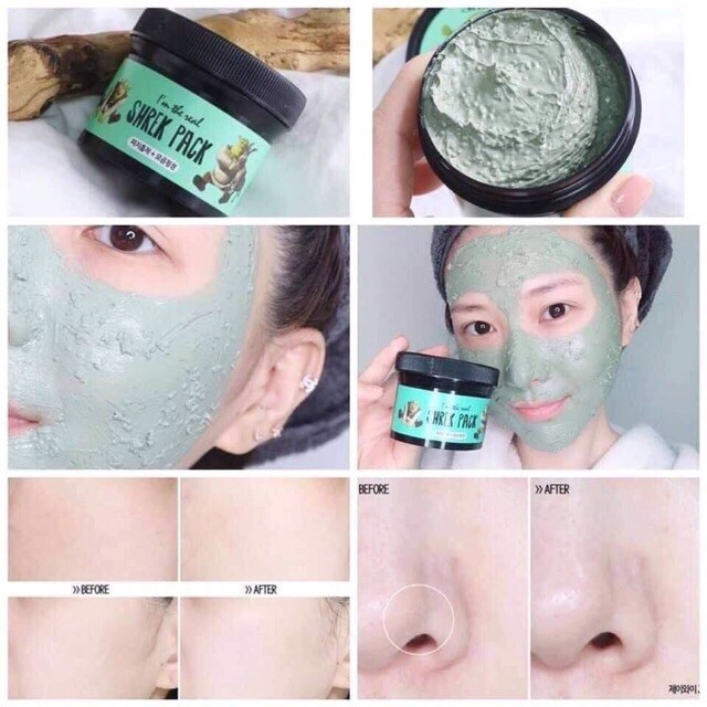 MẶT NẠ ĐẤT SÉT I’M THE REAL SHERK PACK MASK