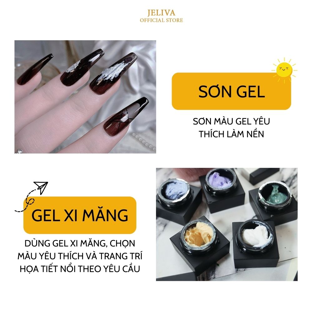Gel xi măng nail Jeliva