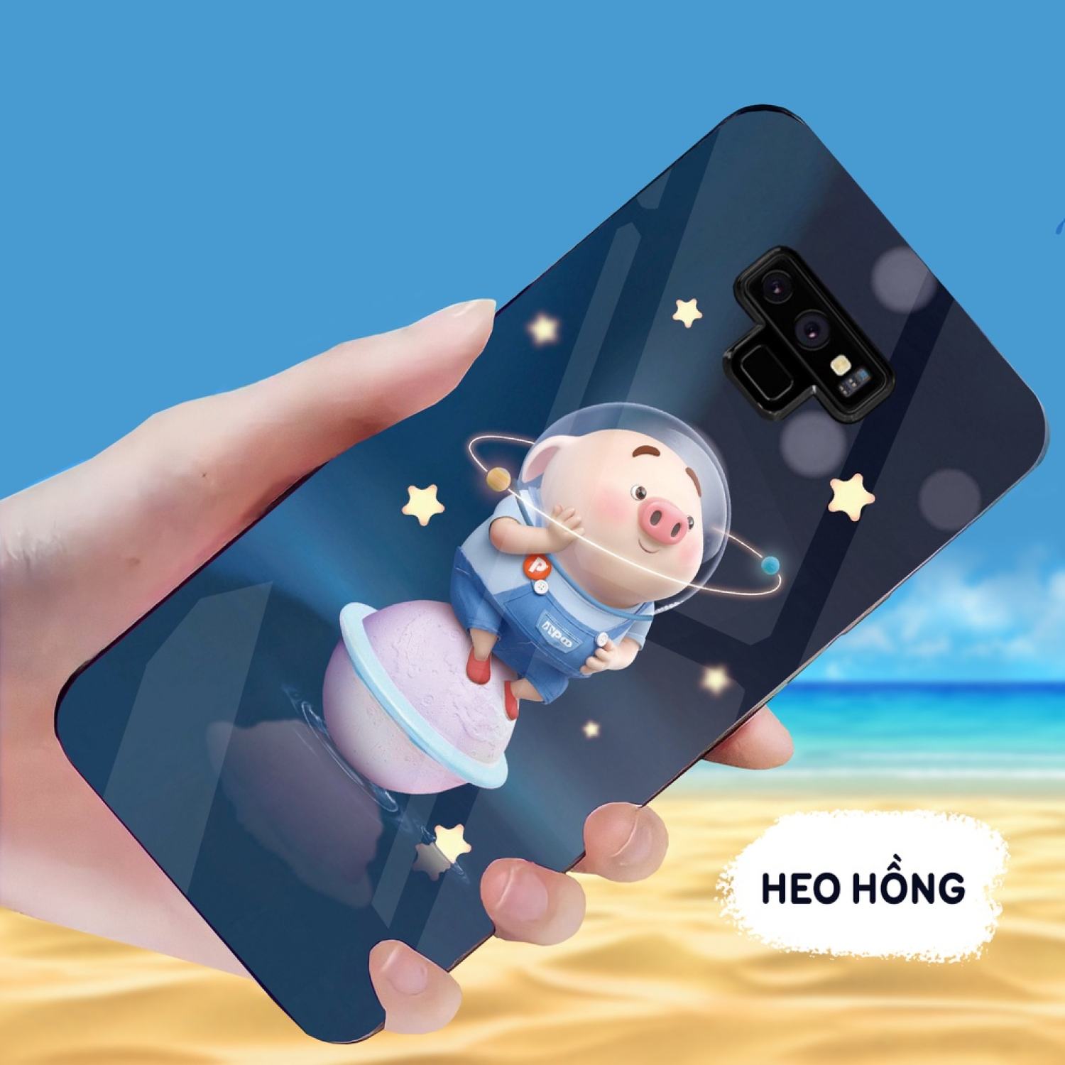 Ốp Lưng SAMSUNG NOTE 9 mặt kính gương sáng bóng, thời trang