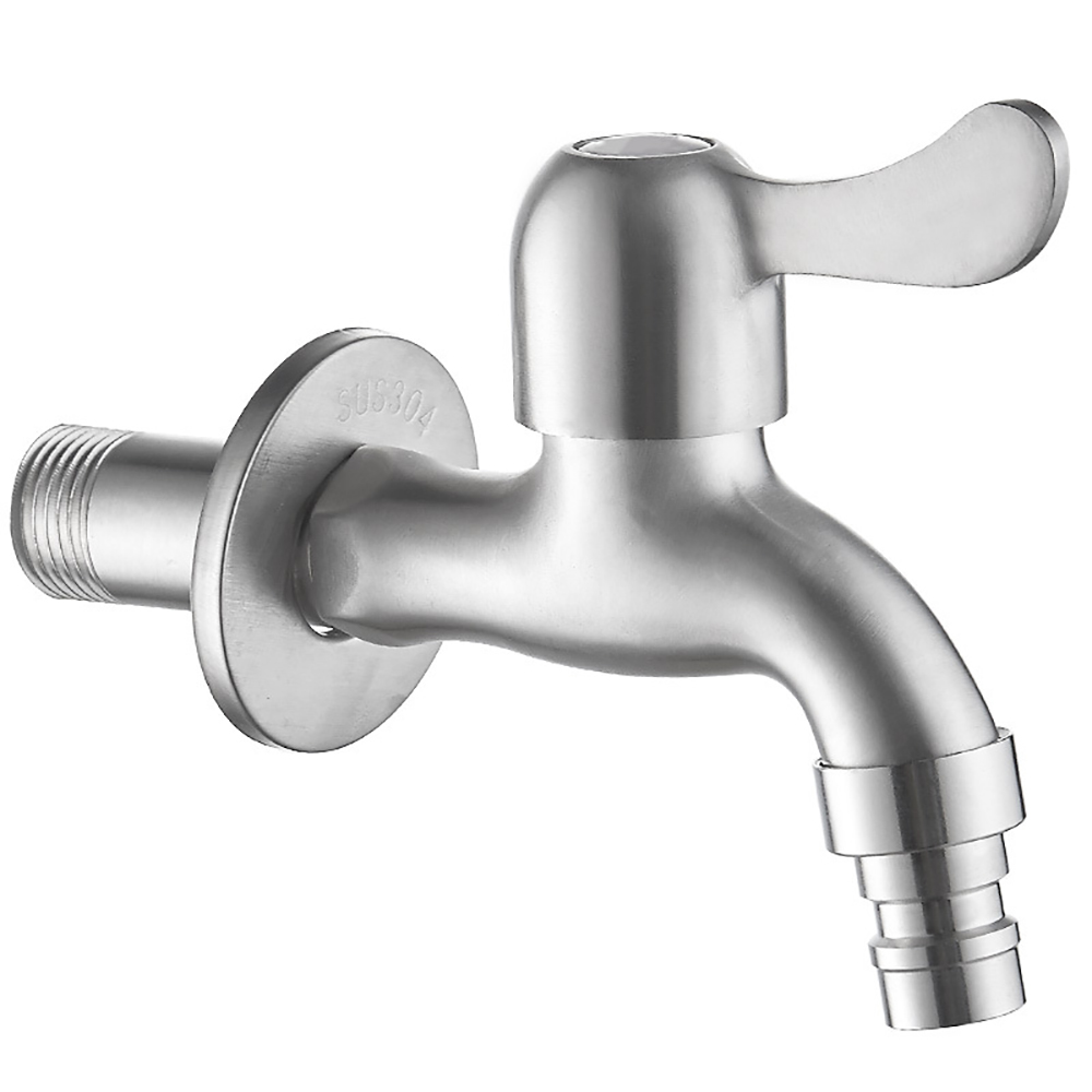 Vòi hồ inox 304,vòi nước có mỏ inox 304,vòi máy giặt Inox SUS 304