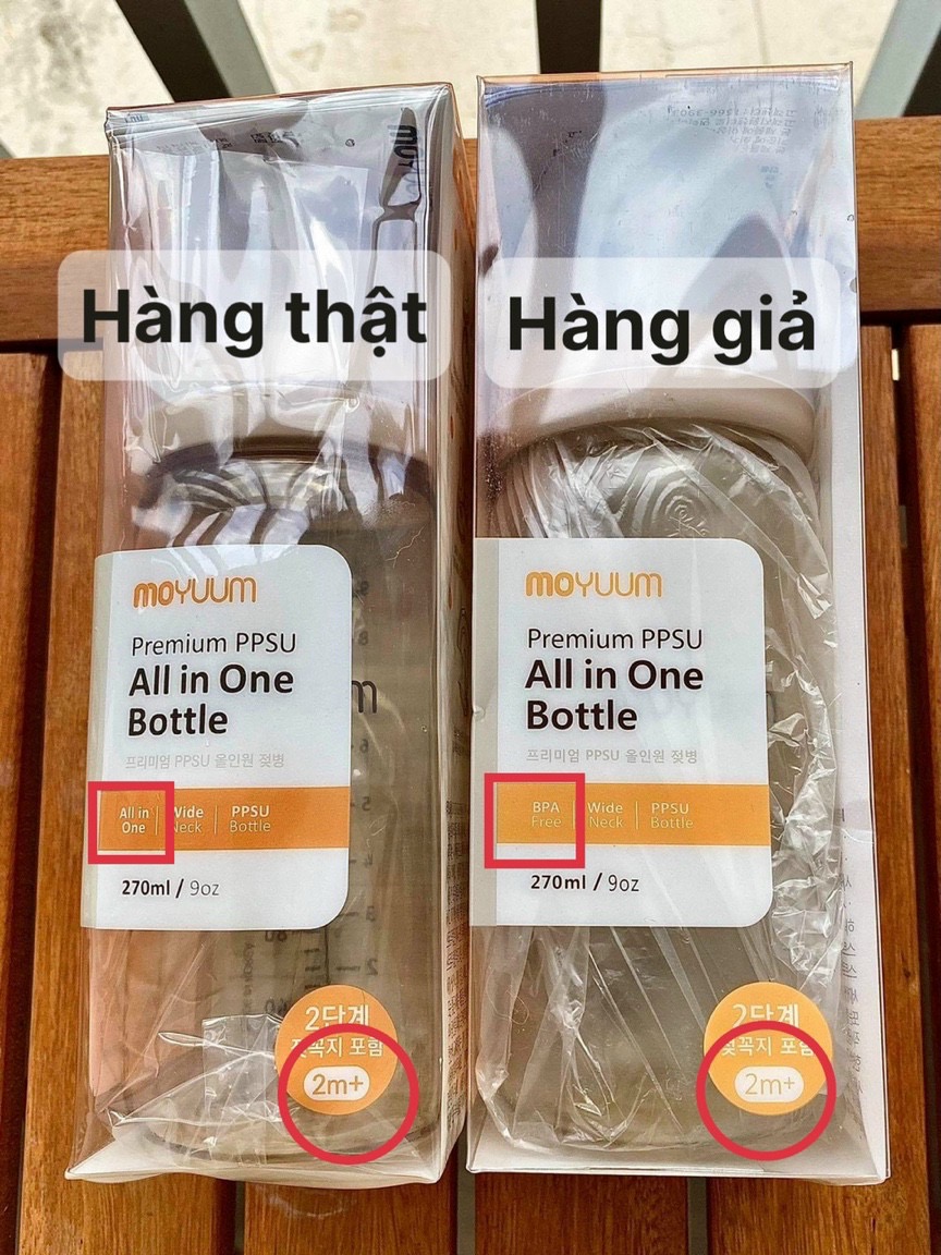 (Tặng sticker) Bình sữa Moyuum bình sữa cho bé 170ml/ 270ml Hàn Quốc