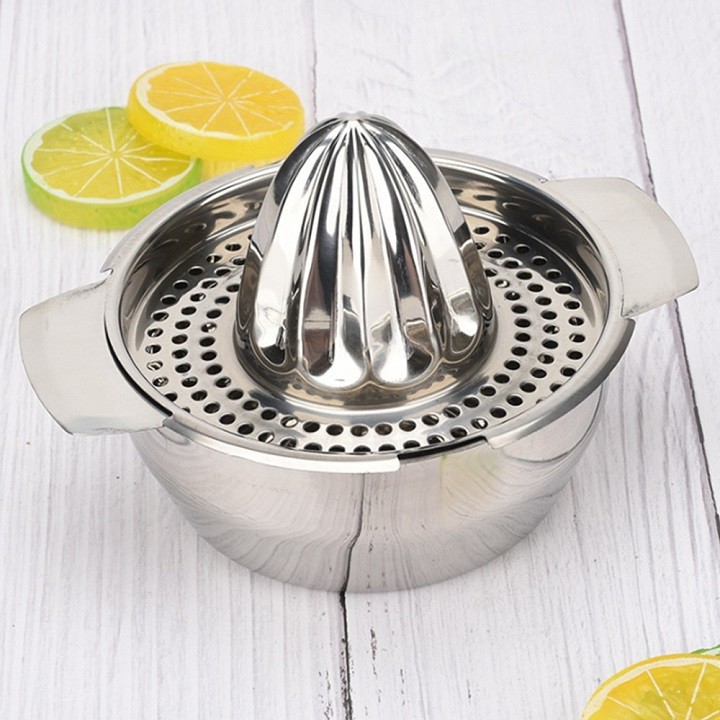 Dụng cụ vắt cam bằng inox tiện dụng - vắt cam bằng tay - đồ vắt cam inox