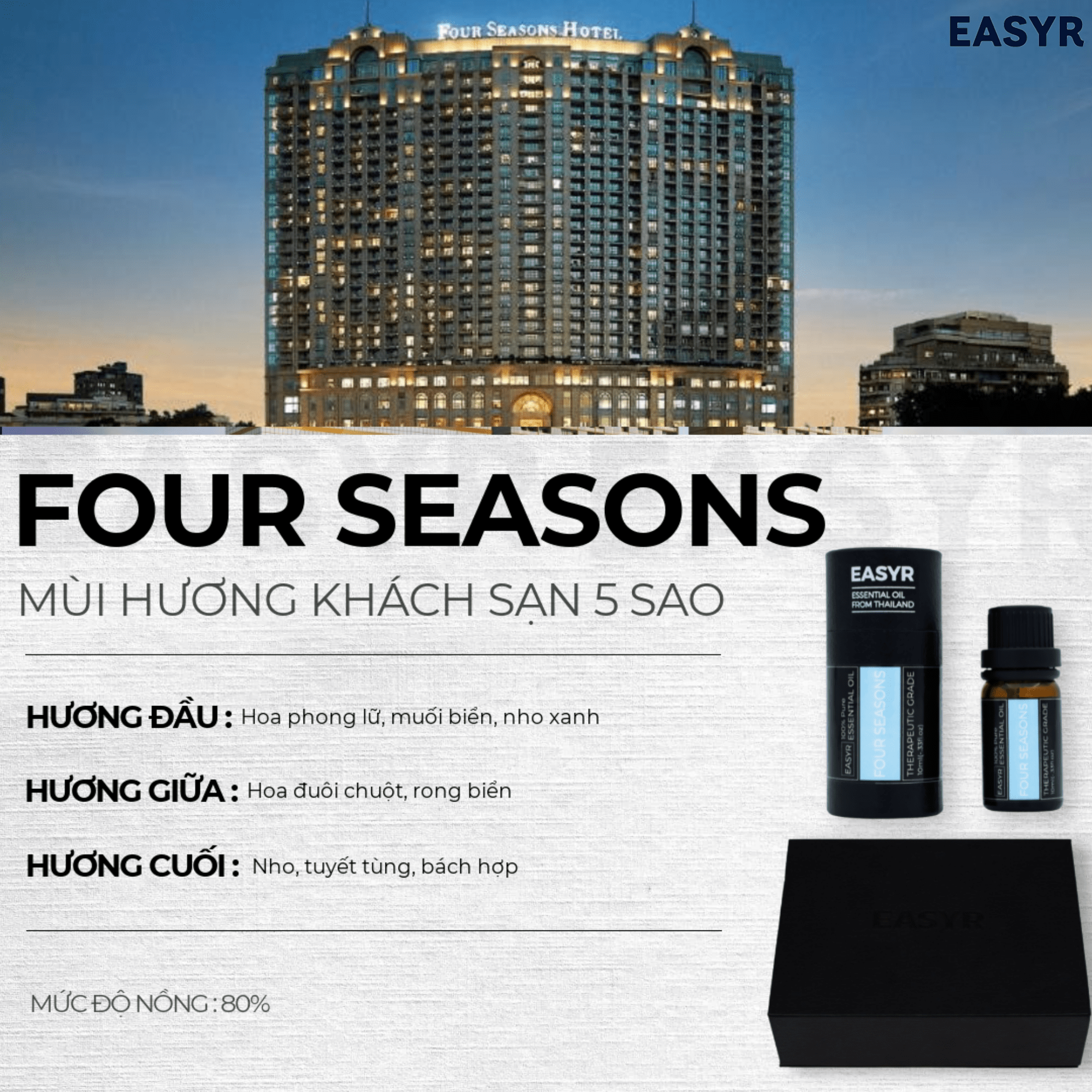 [HÀNG THÁI LAN] TINH DẦU KHÁCH SẠN 5 SAO EASYR COLLECTION [CÓ SẴN]