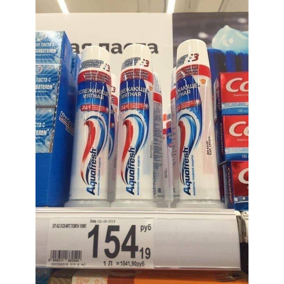Kem đánh răng Aquafresh Nga 100ml