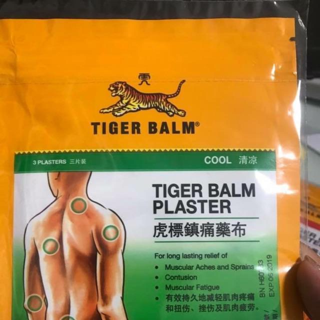 Miếng dán tiger balm plaster Cool - hàng nội địa singapore