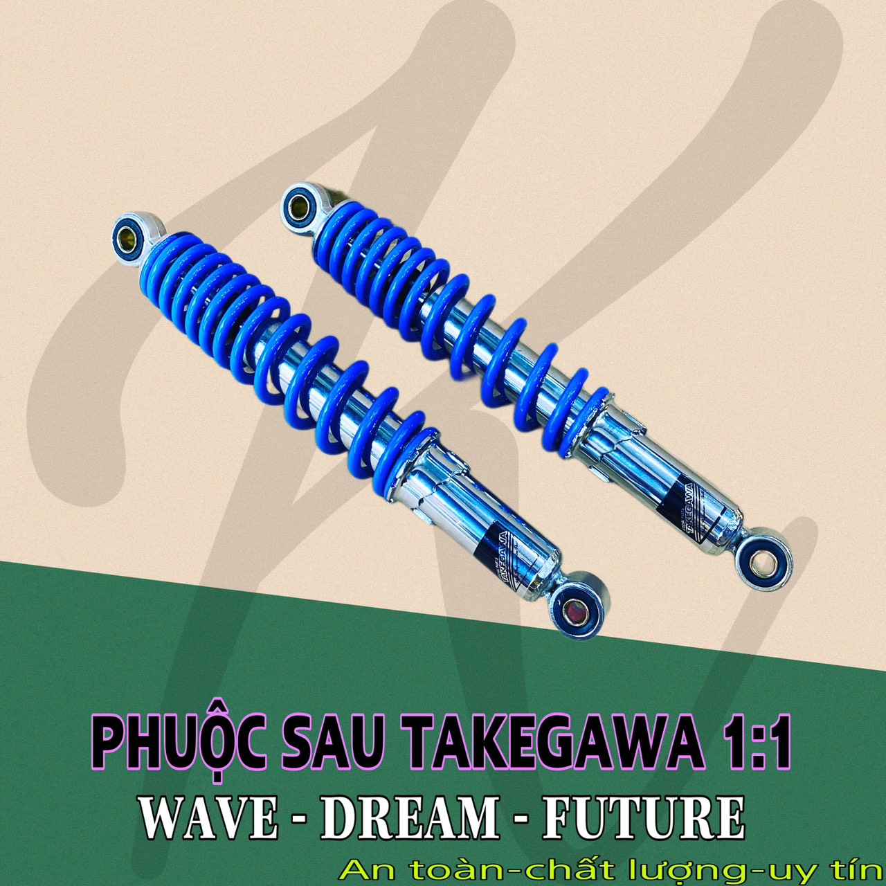 Phuộc sau TAKEGAWA xe wave, dream, future ...