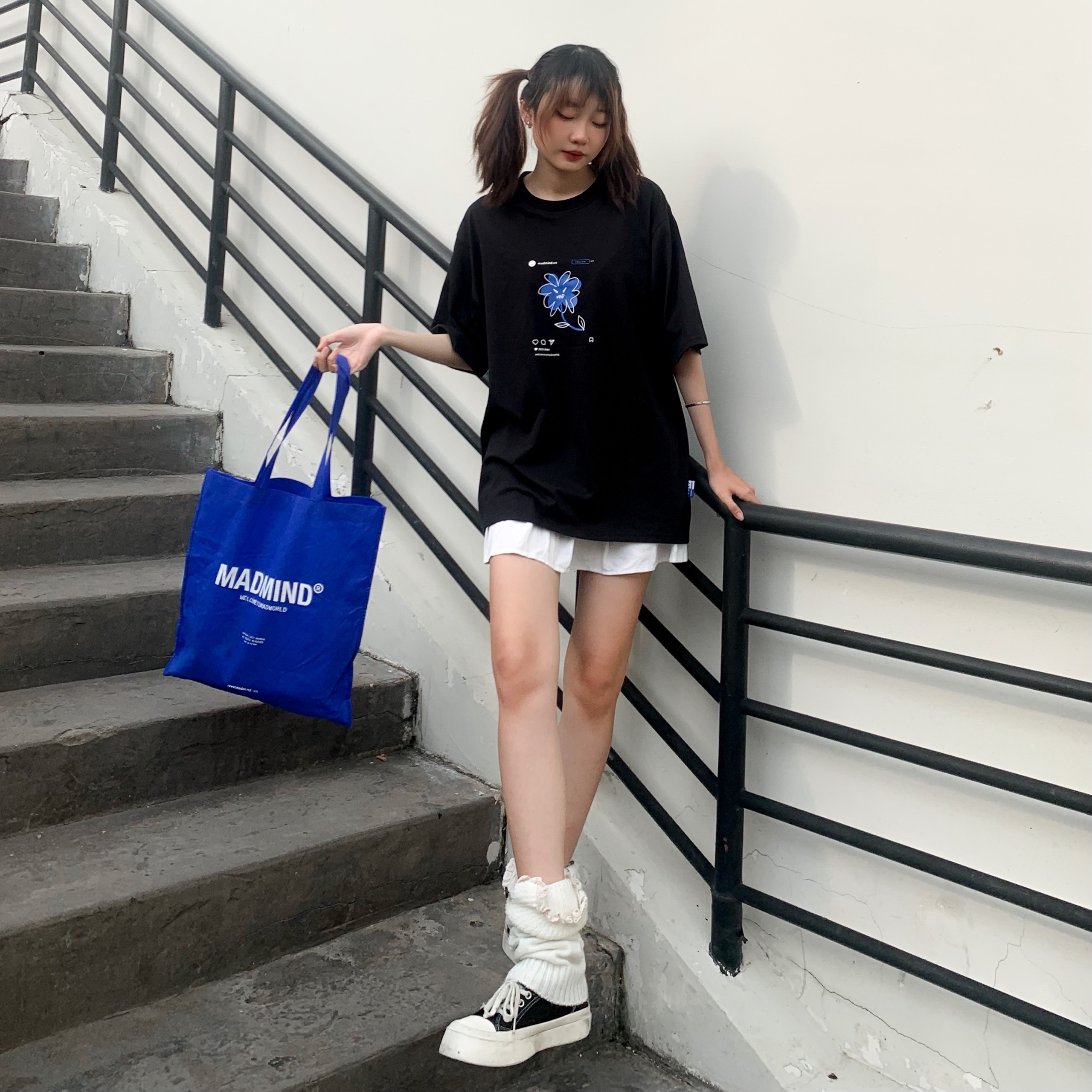 Áo Thun Mad Social Madmind Màu Đen
