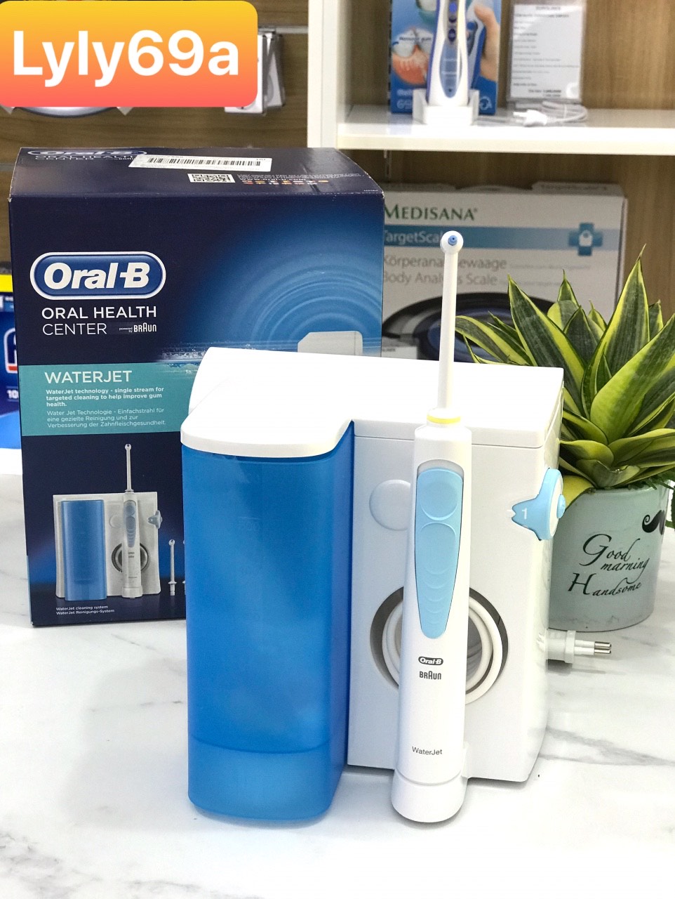 Máy tăm nước Oral-B WaterJet [ Nhập Đức 4 đầu tăm  bảo hành 12 tháng ]