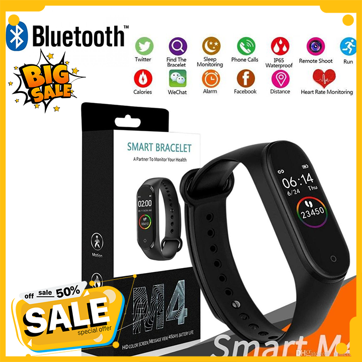 SALE SỐC]Đồng hồ thông minh M4,đồng hồ điện tử chống nước kết nối