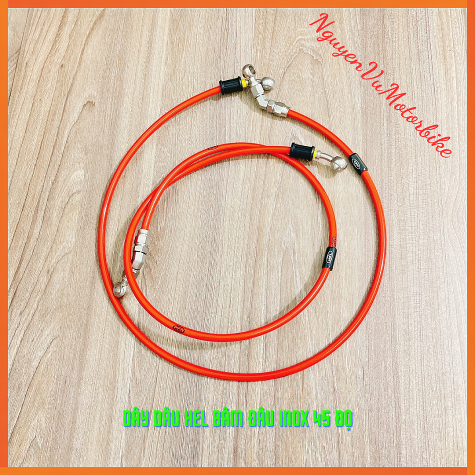 Dây dầu hel bấm đầu full inox 304