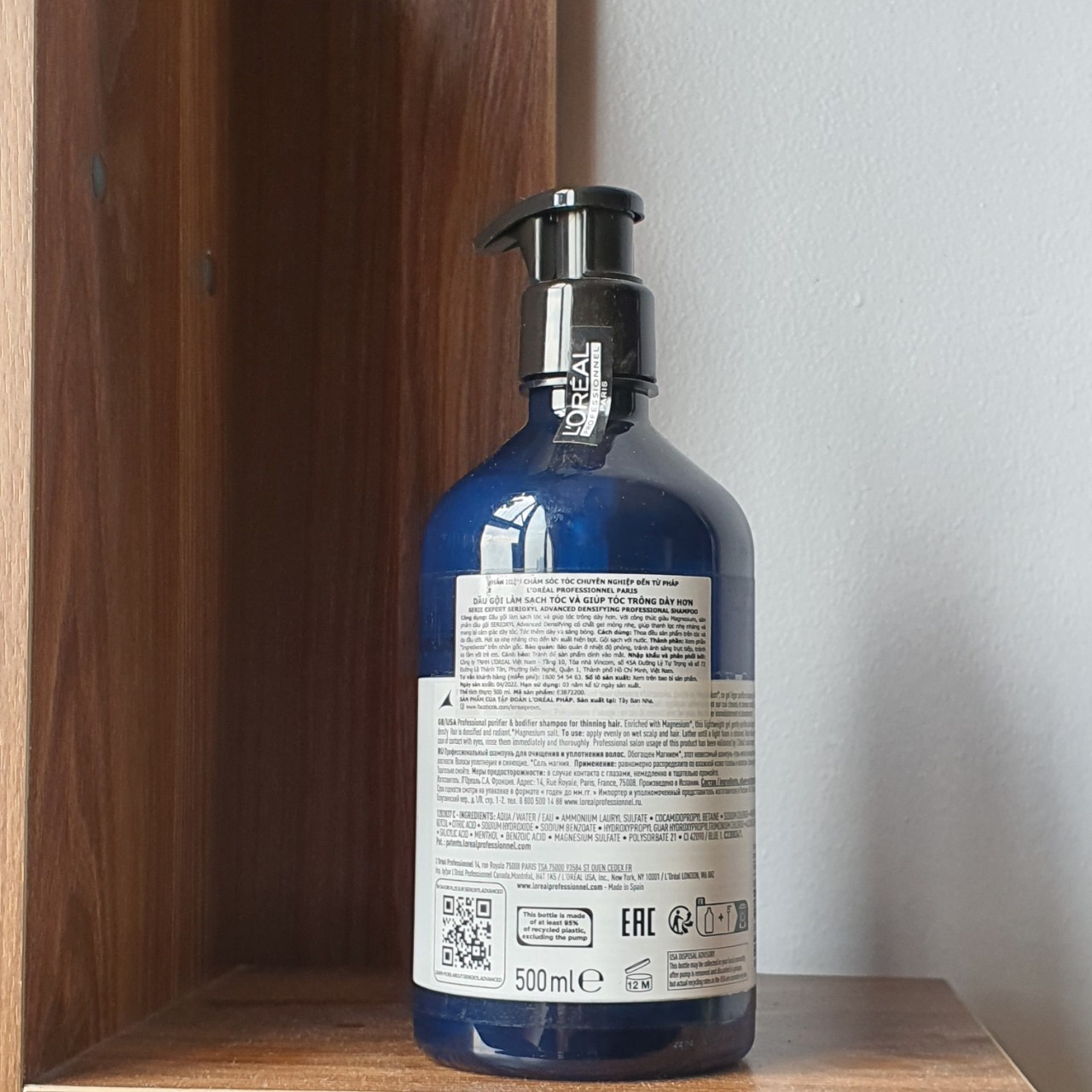 [Loreal] Dầu gội chống rụng kích thích mọc tóc Loreal Professionnel Serioxyl Advanced Densify 500ml