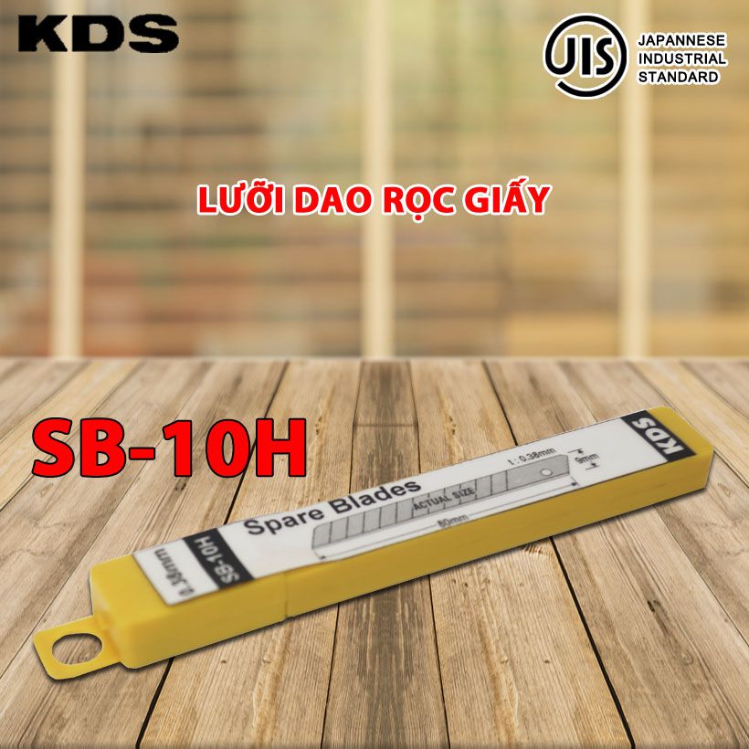 Lưỡi dao rọc giấy Nhật Bản KDS bản 9mm (13 đốt)